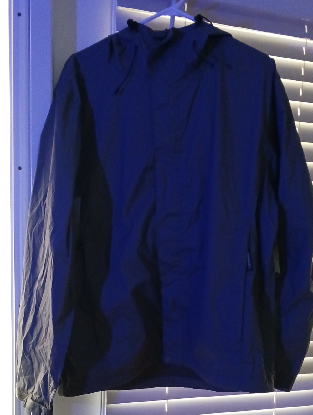 Iceburg Men's Pod Packable Shell Rain Jacket  Large Gray